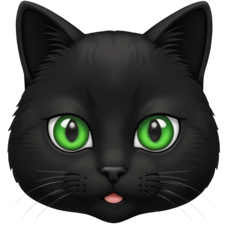 Cat with lashes confused emoji