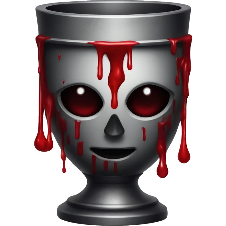 gothic chalice with blood emoji
