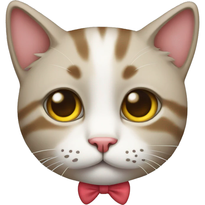cat emoji with heart eyes but sad mouth emoji
