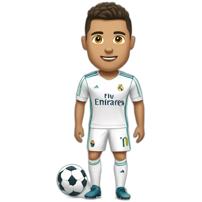 Ronaldo-play-Foot-Real-Madrid emoji
