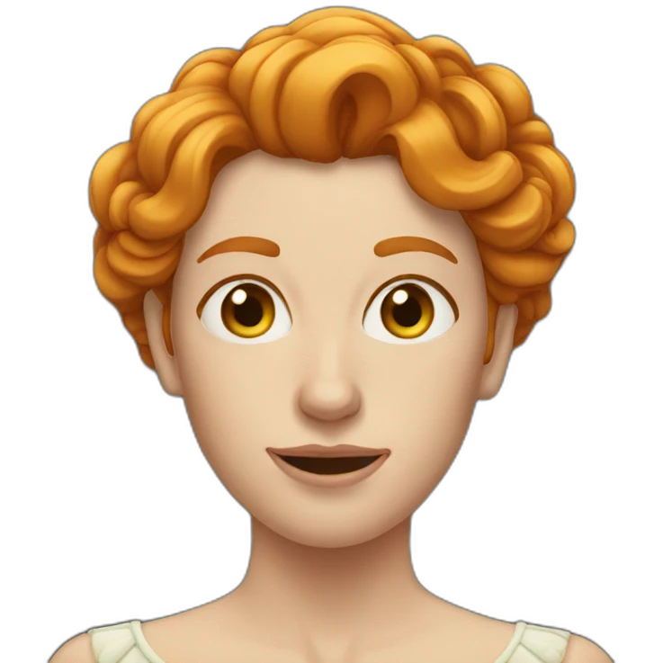 Ginger queen emoji