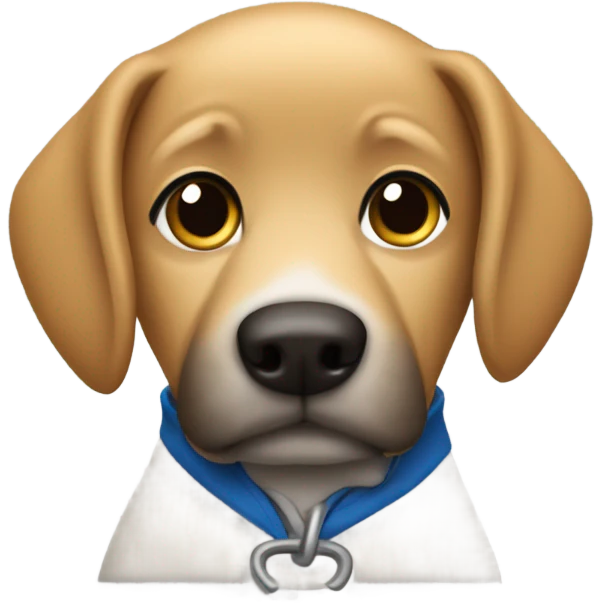 Dog camp counselor emoji