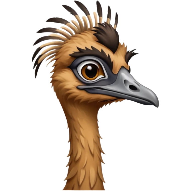 Female Emu emoji