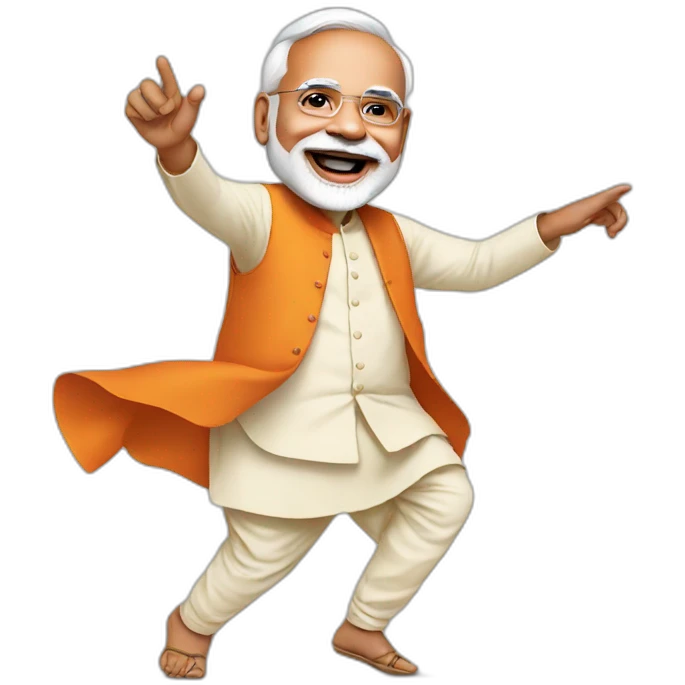 Modi dancing emoji