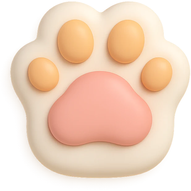 cat paw,remove background emoji