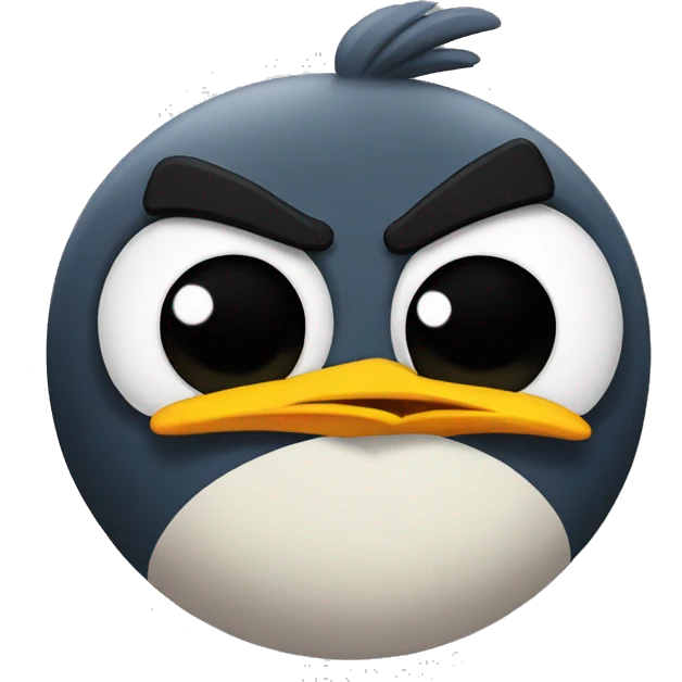angry bird game white matilda emoji
