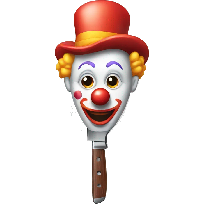 clown knife emoji