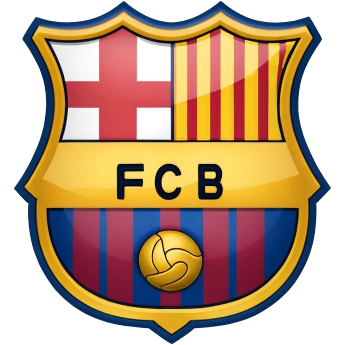 I want the FC Barcelona logo. emoji