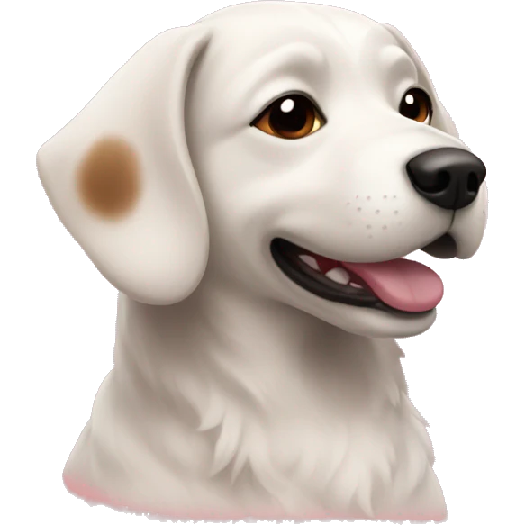 Dog and cherry blossoms emoji