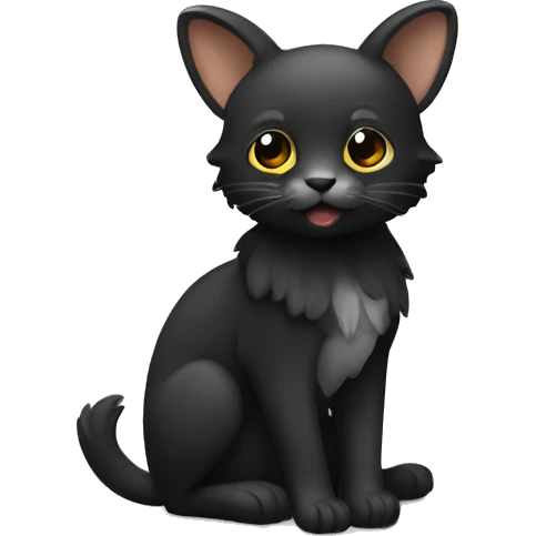Coelho preto  emoji