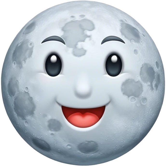 Full snow moon  emoji
