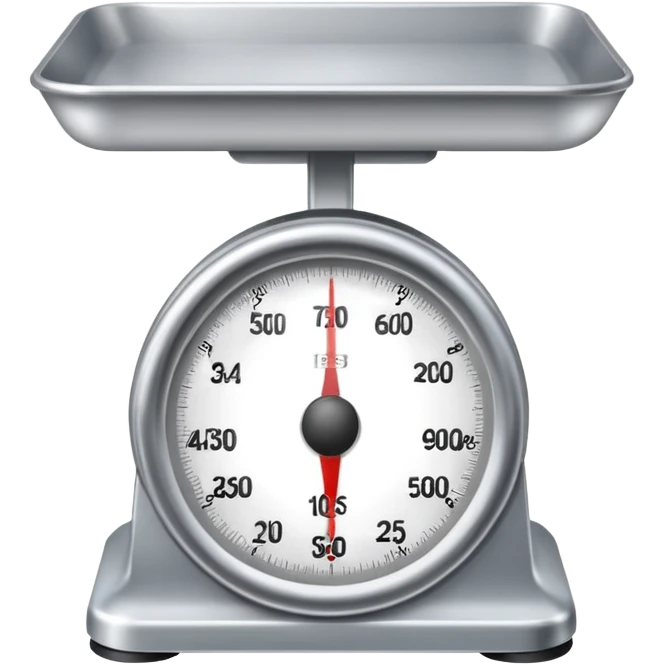 I need a photo of the scale. emoji