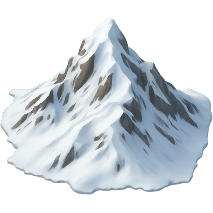 Mountain snowy emoji