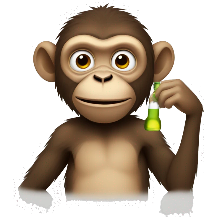 drunk monkey emoji
