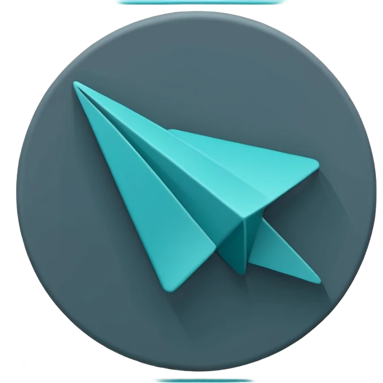 Minimalist outline icon, monoline style, thin clean contour, no shading, no gradients, transparent background, vector style, centered composition, flat design, elegant, premium, modern, Telegram emoji style, color palette: aqua teal #40B2D6 and slate gray #2F3B3E, no text, no background, 512x512 emoji