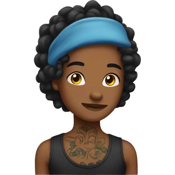 voy with a tattoo  emoji