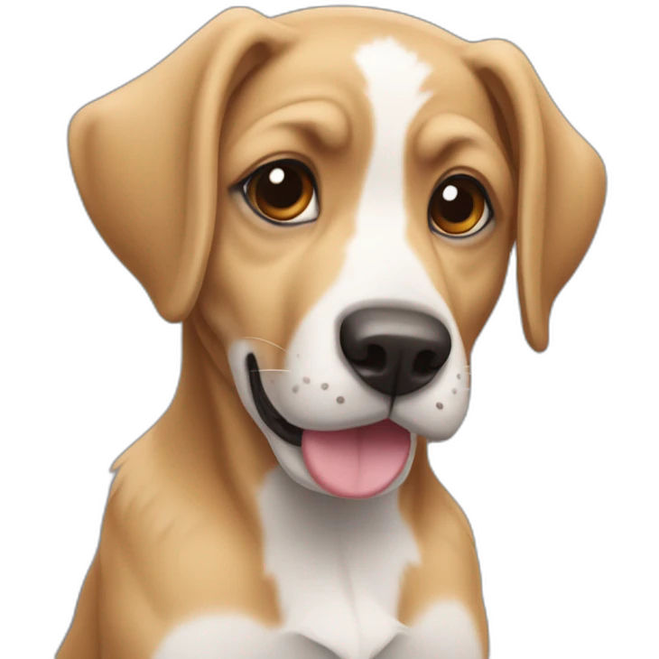 cachorro ganhando dinheiro emoji