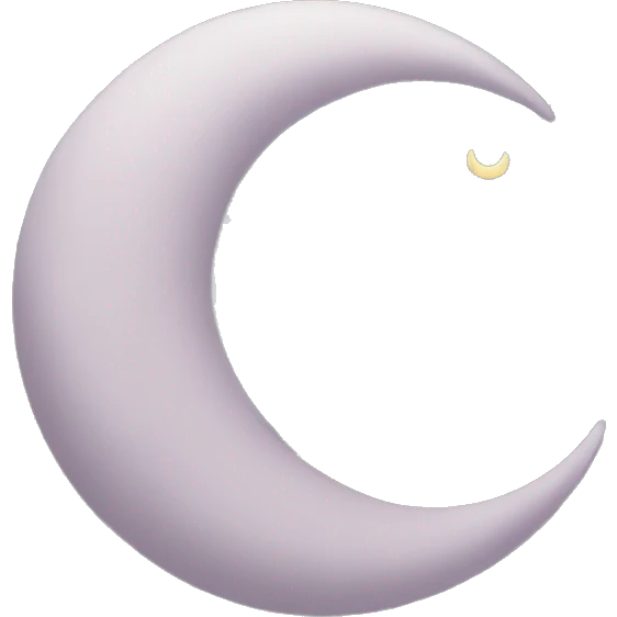crescent emoji