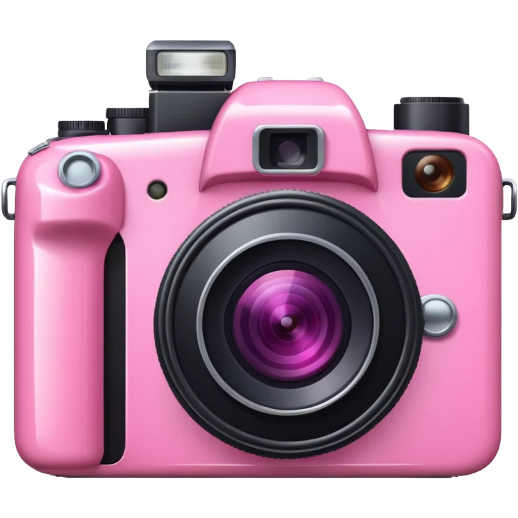 pink meet camera  emoji