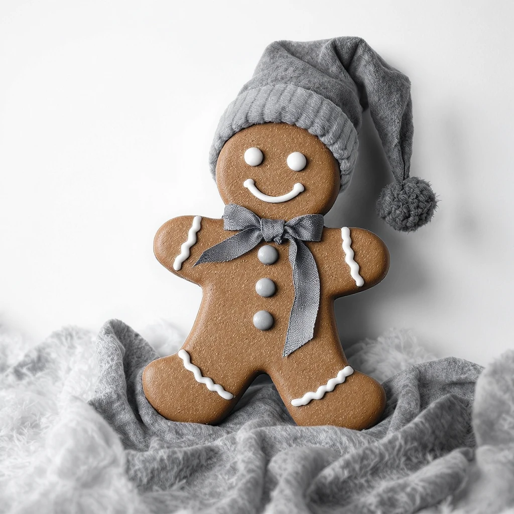 gingerbread man emoji