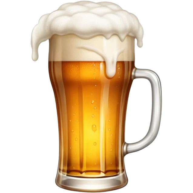 Big glass of beer emoji
