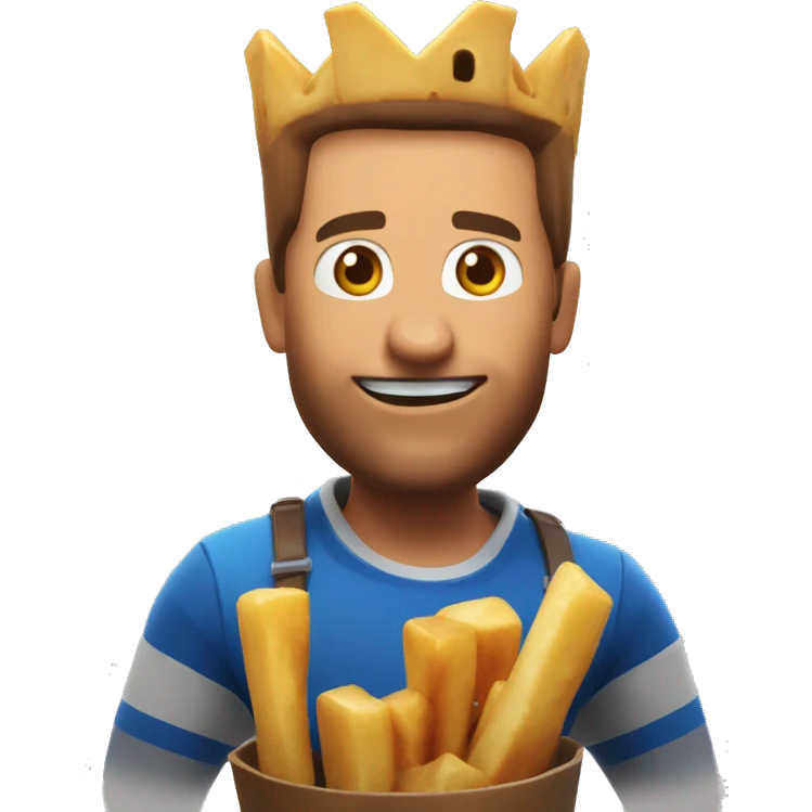 Poutine qui joue a fortnite emoji
