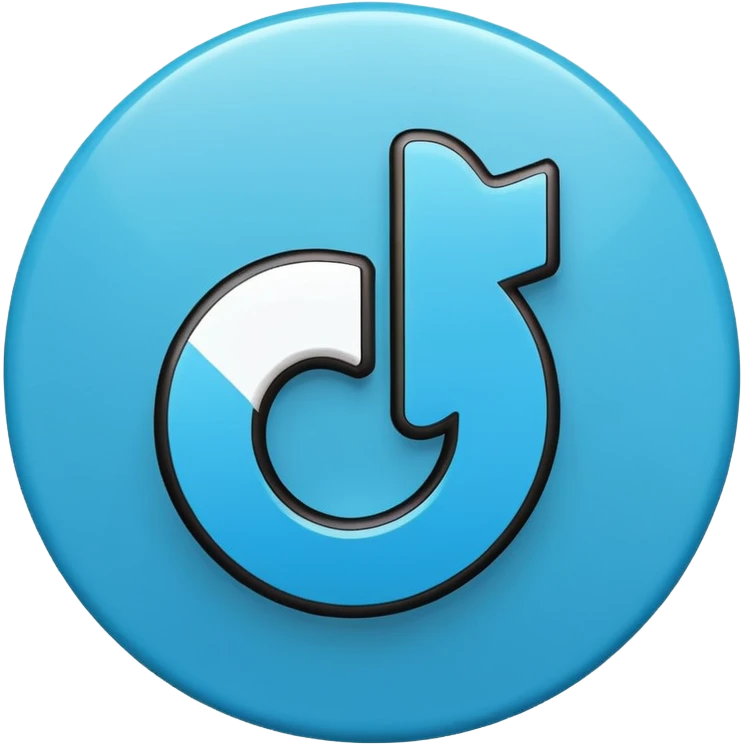 Mavi tik tiktok emoji