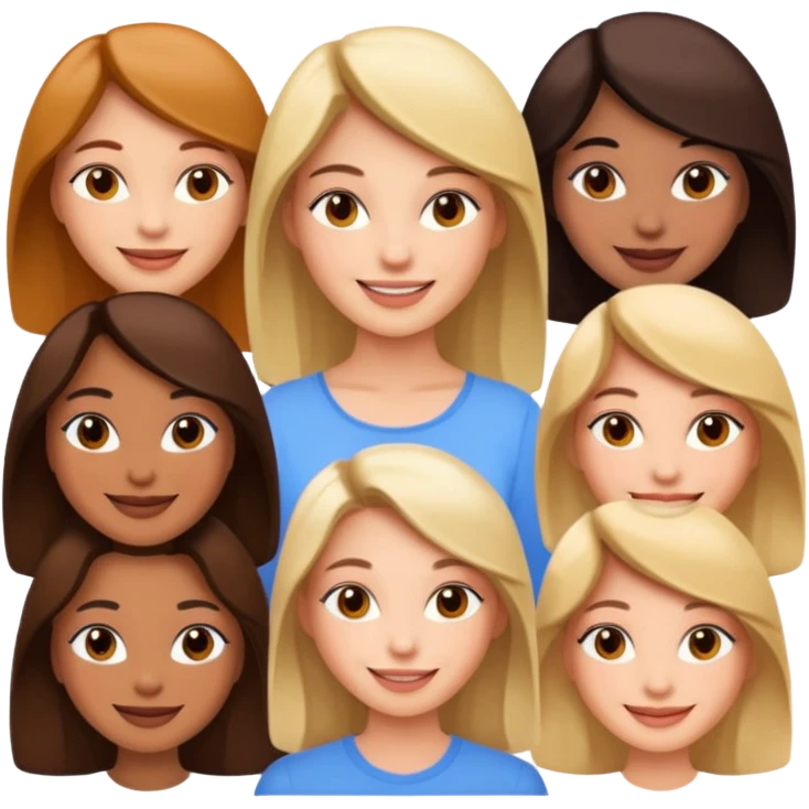 mulheres bonitas emoji