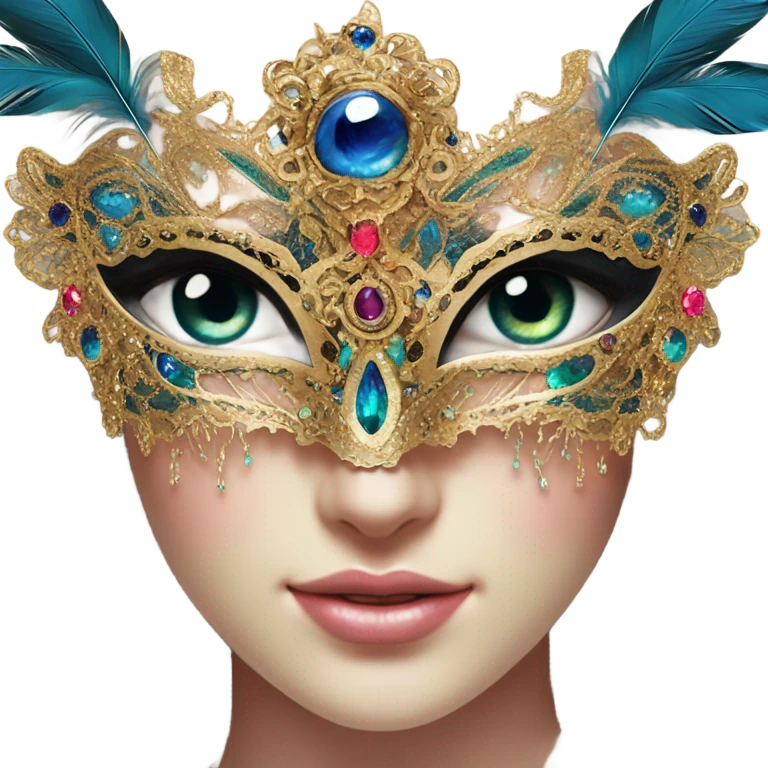 Masquerade eye mask emoji