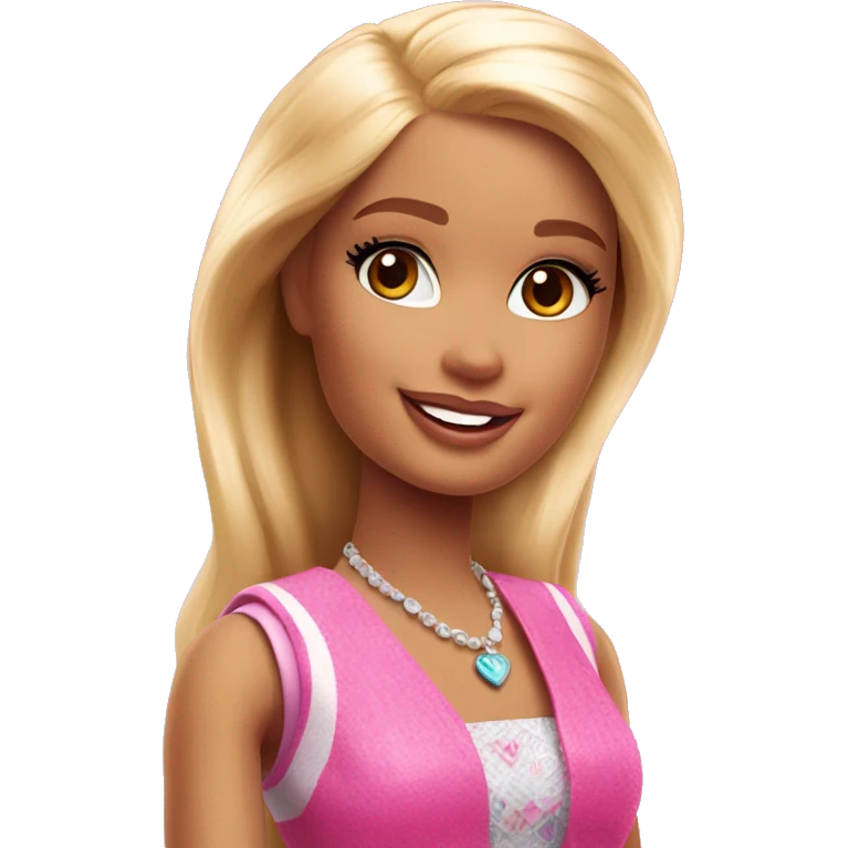 Barbie enamorada  emoji