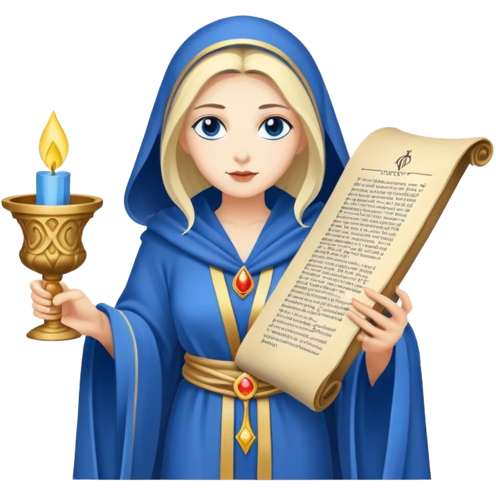 The high priestess Tarot CARD emoji