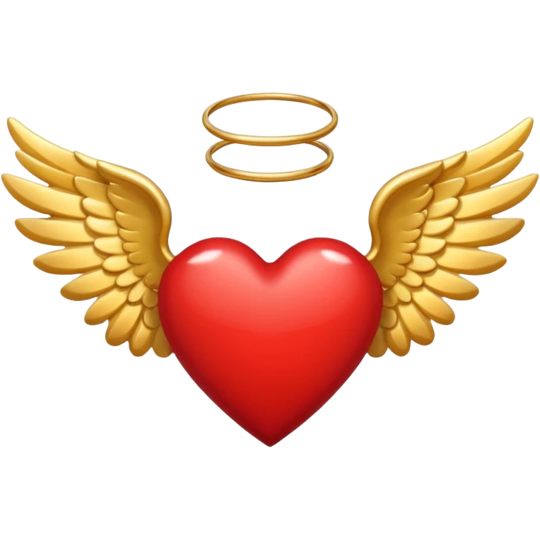 heart with angel wings emoji