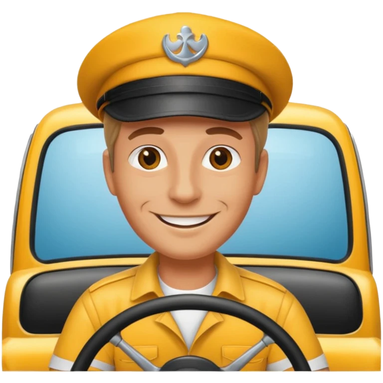 Taxi driver emoji