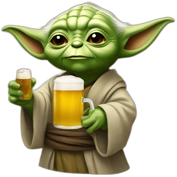 Yoda-with-a-beer emoji