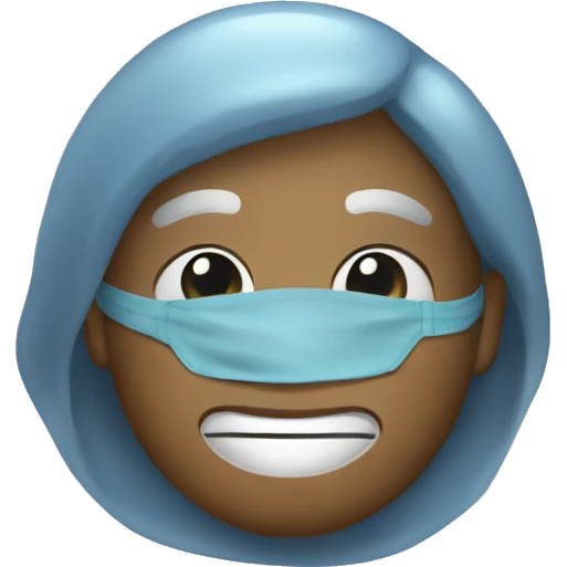 Medicine blue emoji