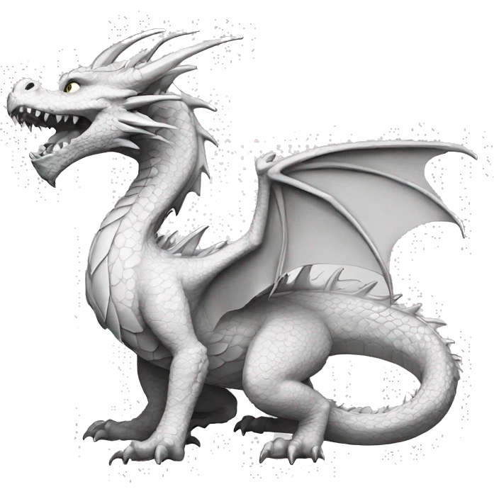 Dragon lineart emoji
