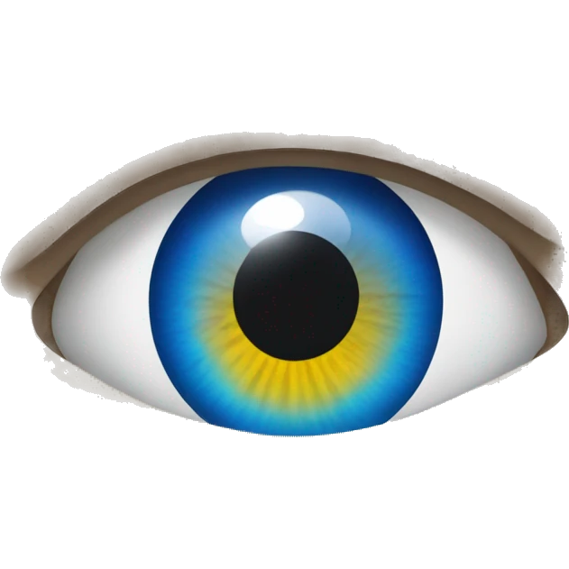 ojos azules calvo emoji