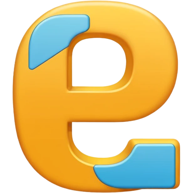 P N P Letters in modern font emoji