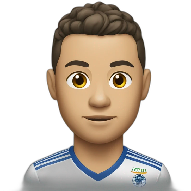Ronaldo portant la Coupe du Monde emoji