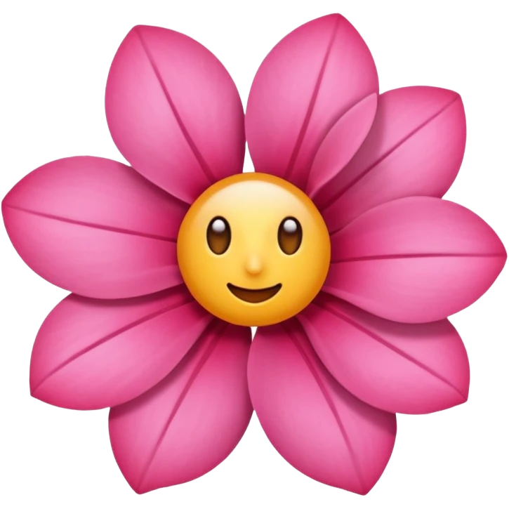 Flor rosada emoji