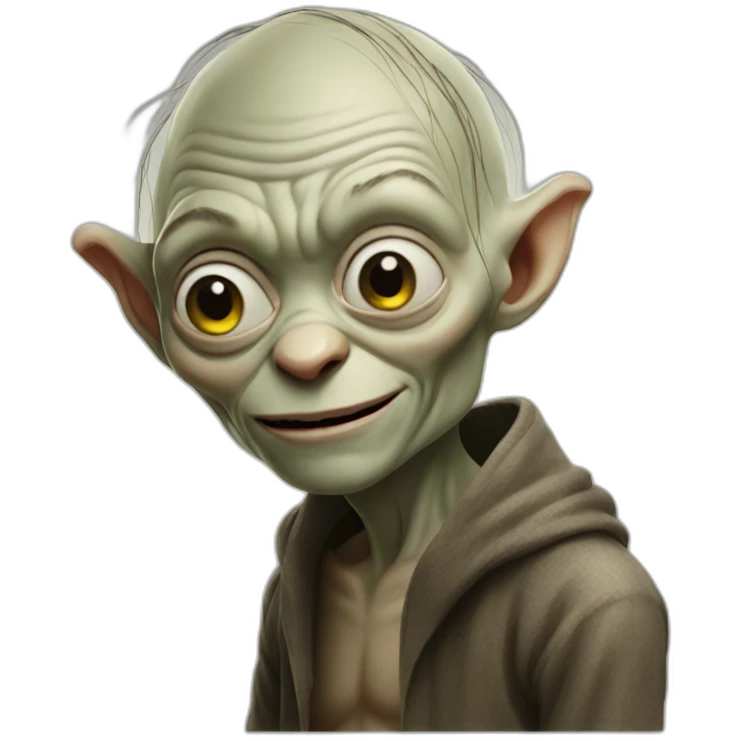 romantic gollum emoji