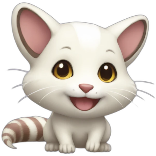White Furret emoji