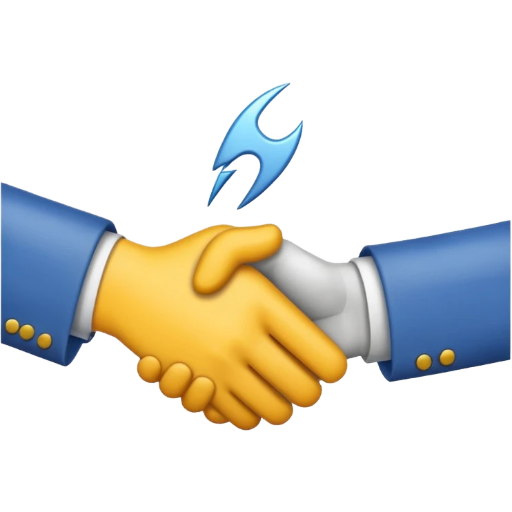 emoji of Handshake with a Slash emoji