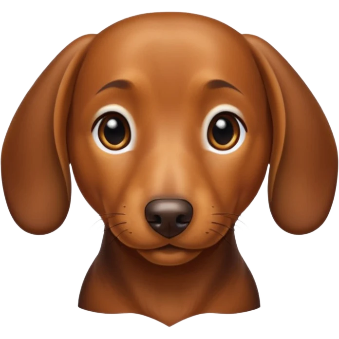 Weiner dog emoji