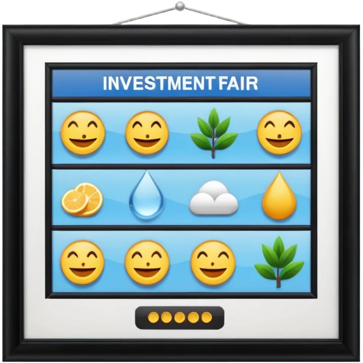 À stand in an investment fair emoji