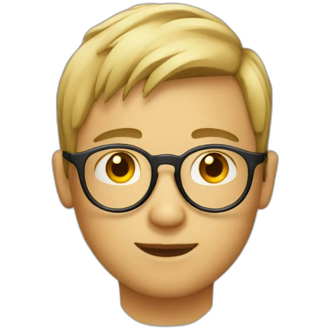 A-boy-with-circle-shaped-eyeglasses emoji