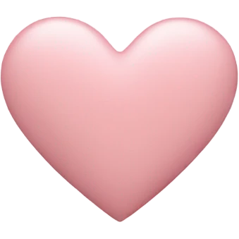 pastel pink heart emoji