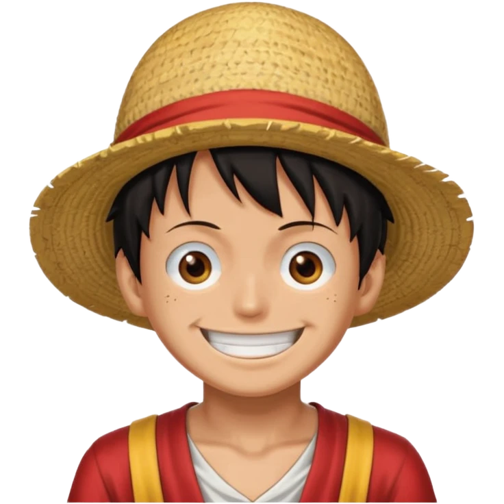 Luffy from one piece emoji