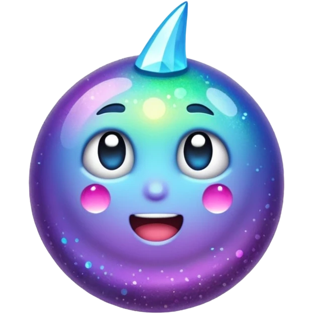 Glitter fatal touch emoji