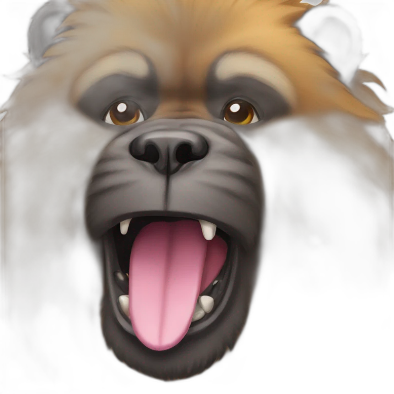 chow chow gorilla emoji
